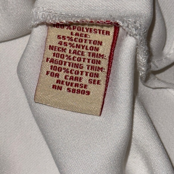 REBA White Blouse With Lace Trim & Sleeves, Silky, Bell Sleeves Top western S​ - Picture 11 of 11